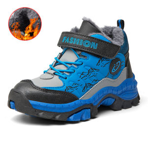 Winter Childrens Casual Snow Ankle Boots Non-slip Outdoor Mountain Climbing Shoes Fashion Kids Waterproof Warm Sneakers