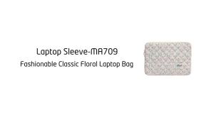 Cute Floral Quilted Laptop Sleeve 14/16 Inch High-Quality Protective Laptop Case Portable Laptop Bag for Lenovo/Acer/Dell