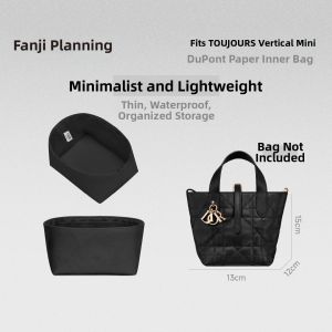 FANJI PROJECT | Waterproof Small Mini Tote Bag Insert For Dior