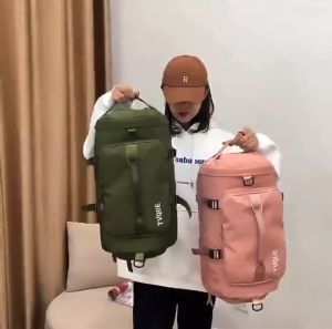 TWICELOVE MALAYSIA Oxford Cloth Backpack Korean Style Large-capacity Lightweight Travel Casual Multi-zipper Gym Sport Bag Beg