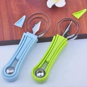 3in1 Set Fruit Carving Tool for Digging Out Pulp Balls And Removing Fruit Capsules