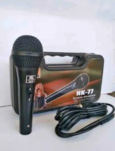 mikrofon karaoke JBL NK 77 MIC kabel body full besi mic legendaris jbl nk 77