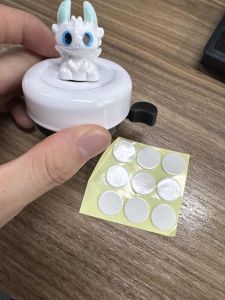 Cute Cartoon White Dragon Bicycle Bell Super Loud Universal Balance Bike Horn for Kids Cycling Safety Warning Accessories