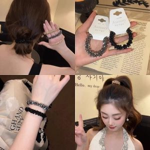 Crystal Two-Purpose Hairband and Bracelet