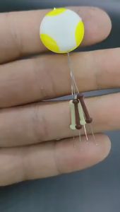 Tép Có 4 Thanh Cuốn Chì Câu Cá Silicon Dạng Rút Không Cần Hạt Chặn Chì Tránh Xước Dây Trục