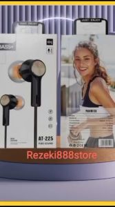 Headset Stereo AT-224 Handsfree Pure Sound Earphone Bass Headphone