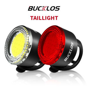 BUCKLOS Cycling Lights COB Bicycle Headlight Taillight LED Bike Front Rear Light Ultralight Riding Warning Lamp Road MTB Lantern