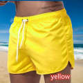 2025 New Summer Men's Swimwear Shorts Brand Beachwear Sexy Swim Trunks Men Swimsuit Low Waist Breathable Beach Wear Surf. 