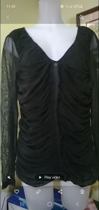 PLUS SIZE US BRAND FORMAL BLOUSE XL NICE POLYESTER FABRIC PRELOVED