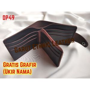 Dompet Kulit Pendek Pria Pull Up Premium Full Kulit 3 Layer Garut Handmade (DP49)