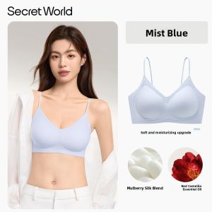 Secret World | Seamless Gather Minimizing Narrow Shoulder Straps Bra