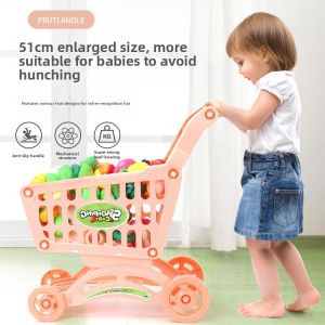 Hui Cheng Toys | Child Role Play Toy Play Shopping Cart Kitchen Set
