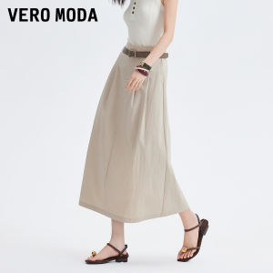 Vero Moda | Detachable Belt Pleated A-line Skirt