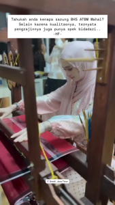 Sarung BHS Cosmo Silver Hitam Polos Sarung BHS Cosmo Takmir (COD/Bayar di tempat)