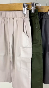 Cargo Anak Longpant LittleBee Warna Hitam Size 1-5 Tahun