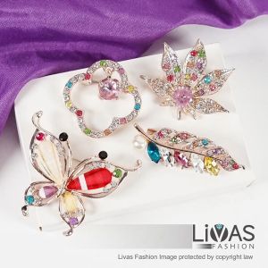 Kerongsang Tudung Cantik Comel Jarum Peniti Viral Besar Butterfly Brooch Pin Tudung Murah Mewah Tajam For Women Muslimah Fashion Jewellery | LIVAS Fashion