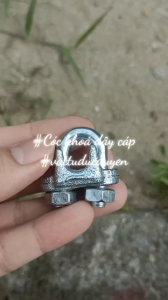 Cóc khoá dây cáp thép mạ Ø 8mm - #vattuducduyen