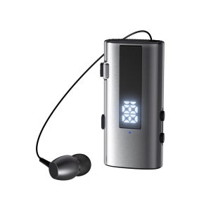 Denreel Clip-On Bluetooth Earphones Wireless Driving Delivery Gaming Noise Reduction Calls Motorcycle Riding Long Battery Life