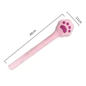Fu Character Massage Pat High Elastic Latex Velvet Slap Stick Massager for Shoulder Back Pain Relief 1 Count