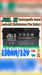 JSL II 150Ah TF150-12 12V 150Ah/20HR Rechargeable Sealed Lead-Acid Maintenance Battery For UPS/Solar/Toycar Valve