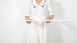 Multi-Purpose 2 Pcs/Set Nail-Free Adjustable Curtain Rod Shelf Brackets Self-Adhesive Wall Hooks