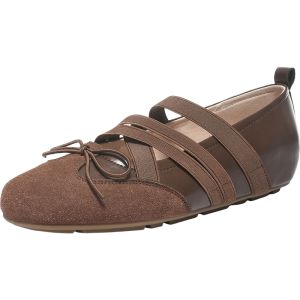 Agsdon | Brown Mary Jane Shoe Elevator Strap Summer