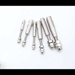 4/5/6/8mm Wire Rope Joint Lock Buckle Connection Terminal Connector With Hexagonal Flat Head