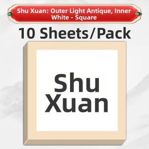 ZHAISHISANLU | Thick Semi-Processed Rice Paper for Calligraphy Beginners and Painting Round Shape Special Shaped Sheets