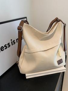 New 2025 Womens Canvas Backpack Three-in-One Large Capacity Student Tote Bag Crossbody Bag Commuter Wind Light Waterproof