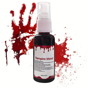 Halloween makeup fake blood spray realistic fake woundswashable fake blood for costume Halloween zombie vampire facial blood