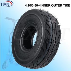 4.10/3.50-4 Inner Tube Outer Tyre 410/350-4 Pneumatic Wheel Tire for Scooter Trolley Accessories Inner Tube Outer Tire