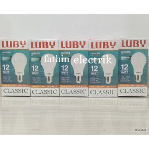 BOHLAM LED LUBY CLASSIC CAHAYA PUTIH PAKET 10 PCS 12 WAATT