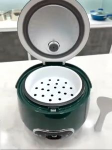 Nồi Cơm Điện Cao Cấp Kalpen R2 R1 dung tích 1 - 1.2L công nghệ ủ ấm 3D lòng nồi bền 3 lớp chống dính Whitford