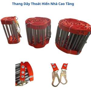 Thang dây thoát hiểm dành cho nhà chung cư ( 5m đến 20m ) hàng loại 1 cao cấp
