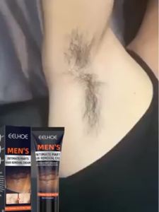 EELHOE | Mens Hair Removal Cream Gentle & Non-Irritating For Chest Armpit & Leg Hair Smooth Full-Body Hair Removal Cream for Men