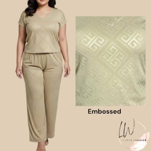 Angel Boho Pants Plus Size Stretchable Special Knitted Fabric Terno (M-2XL)