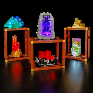 LYBMTWF LED Lighting Kit Compatible with Lego 21362 Mineral Collection building block (NOT Include The Model Bricks)
