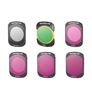 DJI Osmo Pocket 3 Lens Filter Kit (6-Pack) | ND8-ND64 + CPL + MCUV Multi-Density Set for Cinematic HDR Videos | Anti-Reflection