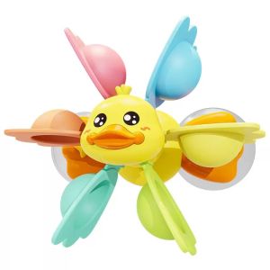Bath Toy Dinosaur Lion Water Play Spinner Spitting Bubbles