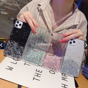 Ready Stock Phone Case for Realme Note 50 Glitter Star Soft TPU Silicone Transparent Back Cover