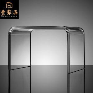 Nordic Simple Modern Transparent Plastic Acrylic Shoes Changing Stool Children Home Doorway Creative Makeup Low Stool