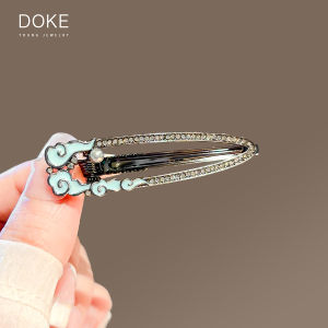 Elegant Metal Hair Clip Womens Side Part Hairband Hair Accessories Cloud Design Hairpin Fashionable Hair Grips Hair Holders