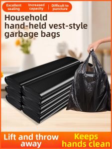 Reinforced Drawstring Backpack Style Garbage Bag for Home Office Kitchen