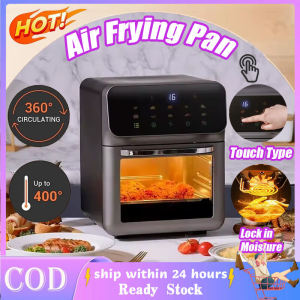 16L Air Fryer Oven With Visual Window Large Capacity Oven With Touch Led Screen Multi-Functional Kitchen Appliances OvenNo Oil Fume Household Microwave For Party Fully Automatic Air Fryer For Home And Restaurant