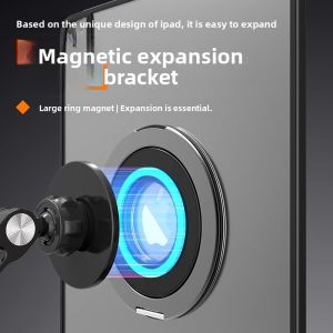 RQZN | Magnetic Ring Holder for iPad with 360° Rotation and Foldable Design