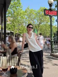 ZHILU | Trendy Breathable Sleeveless V-Neck Vest Top for Summer