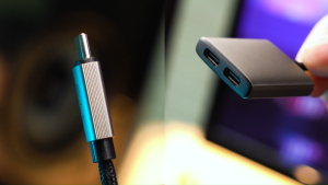 Mcdodo CA-5570 3A (60W Max.) 2in1 USB-C to Dual USB-C Audio Adapter