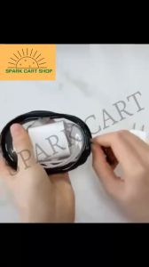 SPARKCART Charging Storage Transparent Winding Portable Portable Outing Earphone Storage Box Mobile Phone Organizing