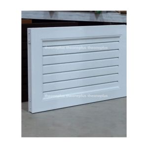 ช่องลมระบายอากาศ UPVC 40x60 [แนวตั้ง] พร้อมมูงลวด สีขาว สีน้ำตาล สีสัก [คุณภาพมาตรฐานโรงงาน]