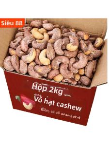 Hạt Điều Tươi Nguyên Vỏ Tím 500g